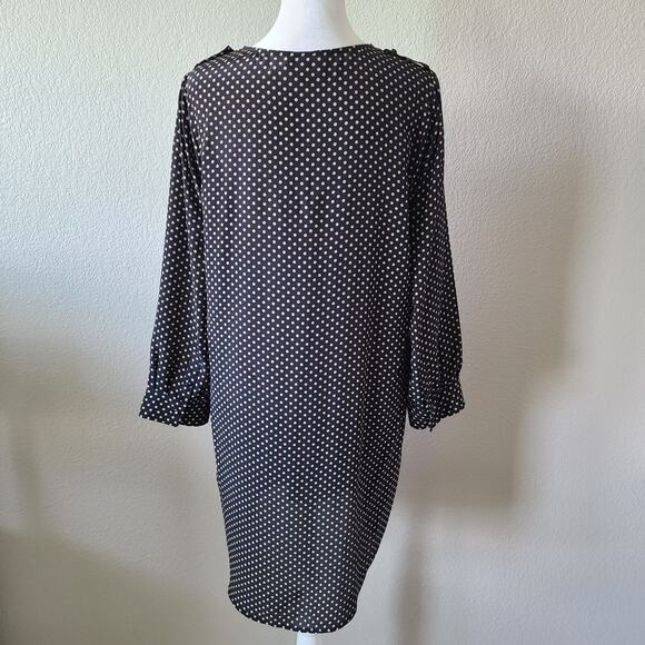 Joie Polka Dot Silk Modele Women's Dress Size Small‎ Classic Preppy Timeless - Picture 4 of 14